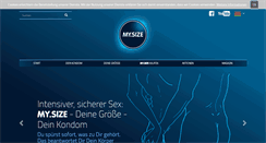 Desktop Screenshot of my-size-condoms.com